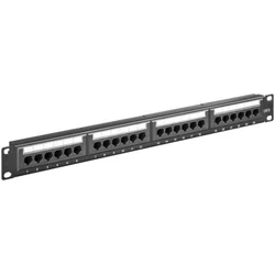 MicroConnect MicroConnect CAT6 24 portov 19 Patch Panel,
