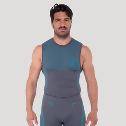 GymBeam OG1 Seamless Tanktop Grey/Blue