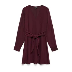 Vero Moda Maternity Obleka VMMPEARL vinsko rdeča