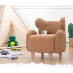 Atelier del Sofa Dečija fotelja Juano Teddy, 55x61x55 cm, Braon