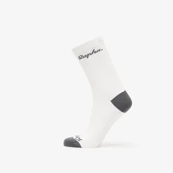 Nogavice Rapha Logo Socks White/ Grey S