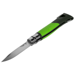 Opinel No. 12 Explore Green w. whistle & fire starter