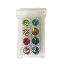 Holographic Glitter za nokte set 8/1