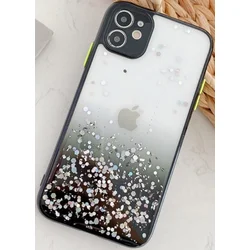 MCTK6-SAMSUNG S21 Furtrola 3D Sparkling star silicone Black