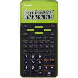 SHARP tehnični kalkulator EL531THBPK, črn-zelen
