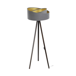 Podna lampa GALAXY 1xE27/60W/230V siva/wenge