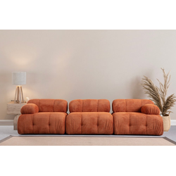 ATELIER DEL SOFA Sofa trosed Petite 3 Orange