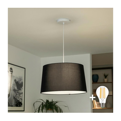 Brilagi - LED luster na sajli CERIA 1xE27/40W/230V prečnik 45 cm crna