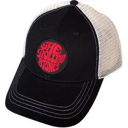 The Rolling Stones 70s Logo Emblem Kapa Black & Natural UNI