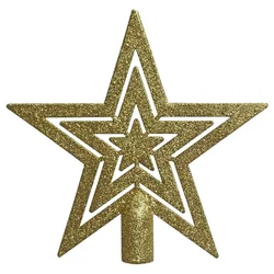 Novogodišnji ukras vrh za jelku Zvezda/ zlatna