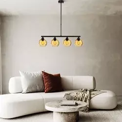 Opviq Luster Benek-15-14434, 80x15x80cm, IP20, Crno-žuti