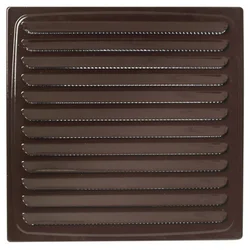 Ventilaciona rešetka c150x150/ fi 110mm braon plastificirana-hv lim ( 8141 )