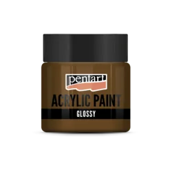 Svetleča akrilna barva Pentart 50 ml - kostanjeva