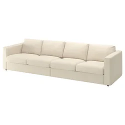 VIMLE Sofa 4-sed, Knäbäck svetlobež
