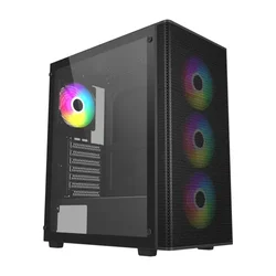 FSP Kućište M220-BA, Micro-ATX, Crno