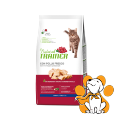 Natural Trainer Adult Cat With Chicken 10kg, Za Dobrobit Kože i Lepotu Dlake