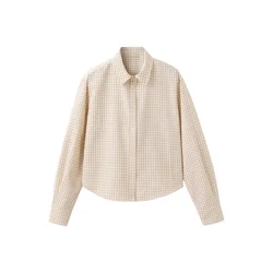 MANGO Bluza IRUYA  kremna / rjava