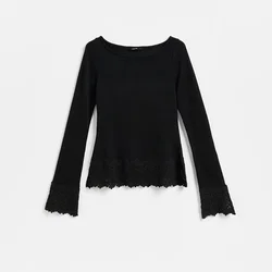 Reserved - Bluza s čipkom