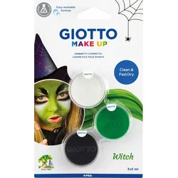 GIOTTO Make Up Set za barvanje obraza Witch 3 × 5 ml 3 kos
