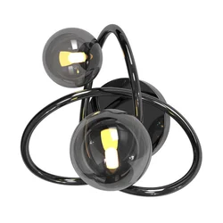 Wofi 4014-205 - LED zidno svetlo NANCY 2xG9/3,5W/230V crna/hrom