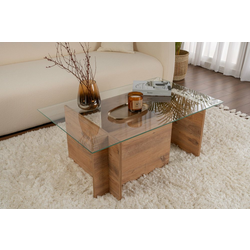 HANAH HOME Sto za dnevnu sobu Vetrino Atlantic Pine