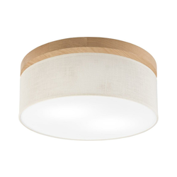 Brilagi - LED stropna svetiljka BELLADONNA 2xE27/15W/230V, prečnika 40 cm, krem/hrast