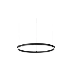 Ideal Lux - LED luster na sajli ORACLE SLIM LED/29W/230V 2700K, prečnik 50 cm, crna