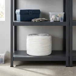 vidaXL Večnamenska uporabna vrv 8 mm 25 m Bela PP