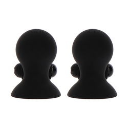 Taboom Vibrating Nipple Suckers Black