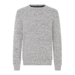 BLEND Pulover BHCATO nočno modra/off-bela