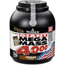 Weider Gainer Giant Mega Mass 4000 3000 g vanilija