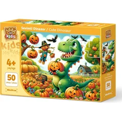 ART PUZZLE Sestavljanka Ljubek dinozaver 50 kosov