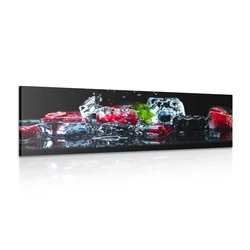 Slika ledene kocke sadja - 150x50