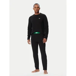 Lacoste Pižama 4H0924 Črna Regular Fit