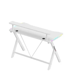 Huzaro Hero 1.9 Beli RGB Gaming sto 120x60cm