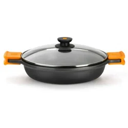 Plitka šerpa Efficient 2.3l fi 24cm sa staklenim poklopcem Bra