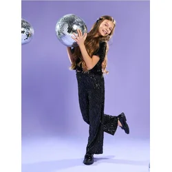 Sinsay - Wide leg pantalone - crno