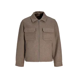 JACK & JONES Prehodna jakna pikčasto rjava