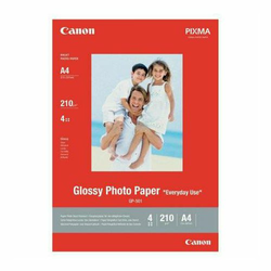 Canon Glossy Photo Paper Everyday Use GP-501 21x29.7cm A4 5 listova foto papir za ispis fotografije Gloss 200gsm ISO96 0.21mm 5 sheets GP501A4DEMO BS0775B076AA BS0775B076AA
