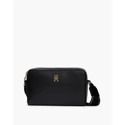 Torbica Tommy Hilfiger - črna, na eno ramo