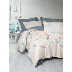 Lessentiel Maison Komplet posteljine Kaija, 200x220 cm, Plava