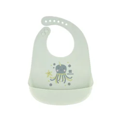 KikkaBoo Silikonska portikla Sea World Octopus Green (KKB30012)