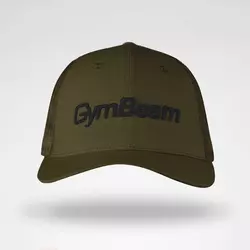 GymBeam Šiltovka Mesh Panel Cap Military Green