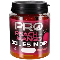 Starbaits Probiotic Boilies in Dip PEACH MANGO 24 mm/150 g
