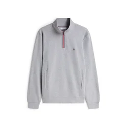 TOMMY HILFIGER Majica mornarska/siva/češnjevo rdeča
