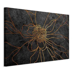 artgeist Slika Na Platnu Flower In Gold