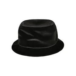 Velvet Bucket Hat Black