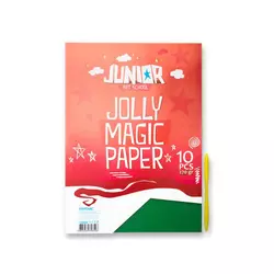 Jolly papir magični metalic, miks, A4, 270g, 10K ( 136090 )