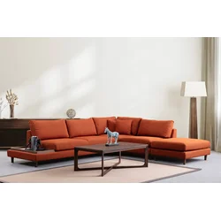Atelier del Sofa Ugaona garnitura Tulip, 314x275 cm, Narandžasta