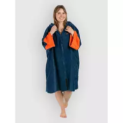Dryrobe Fullzip brisača Robe Organic Cotton Surf Ponch blue